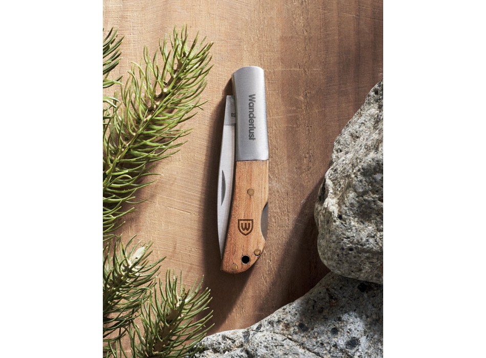 SKARP - Coltello pieghevole in acacia