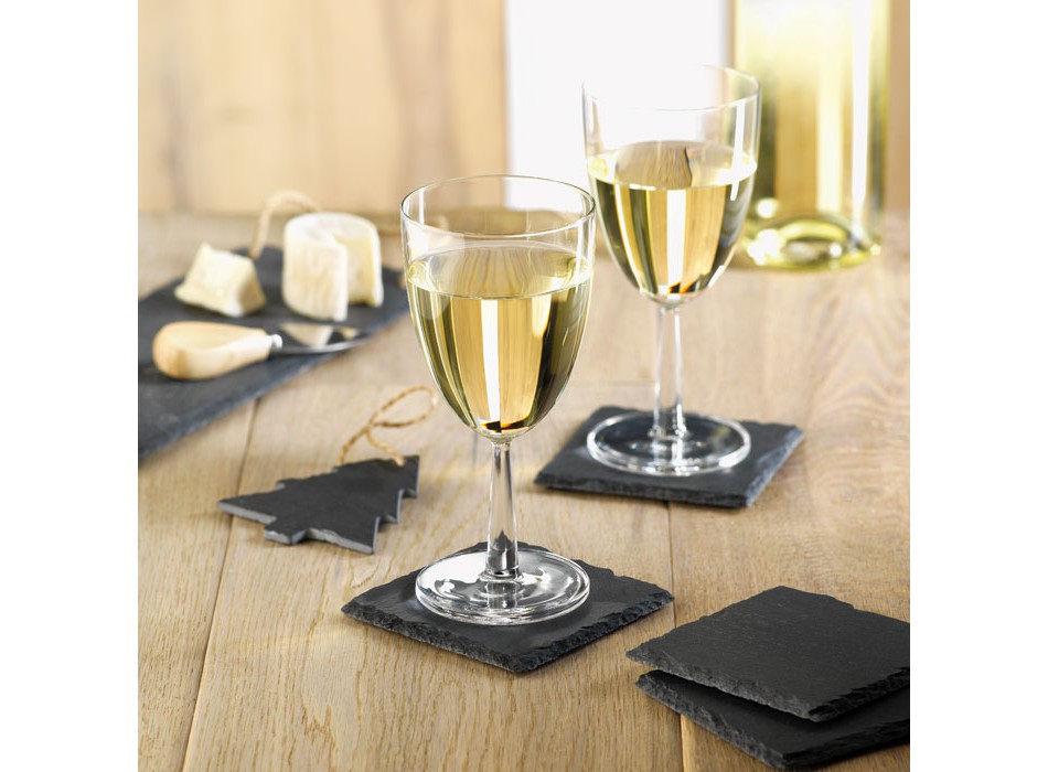 SLATE4 - Sottobicchieri con base in EVA