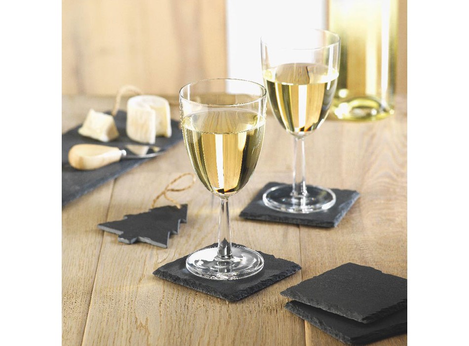 SLATE4 - Sottobicchieri con base in EVA