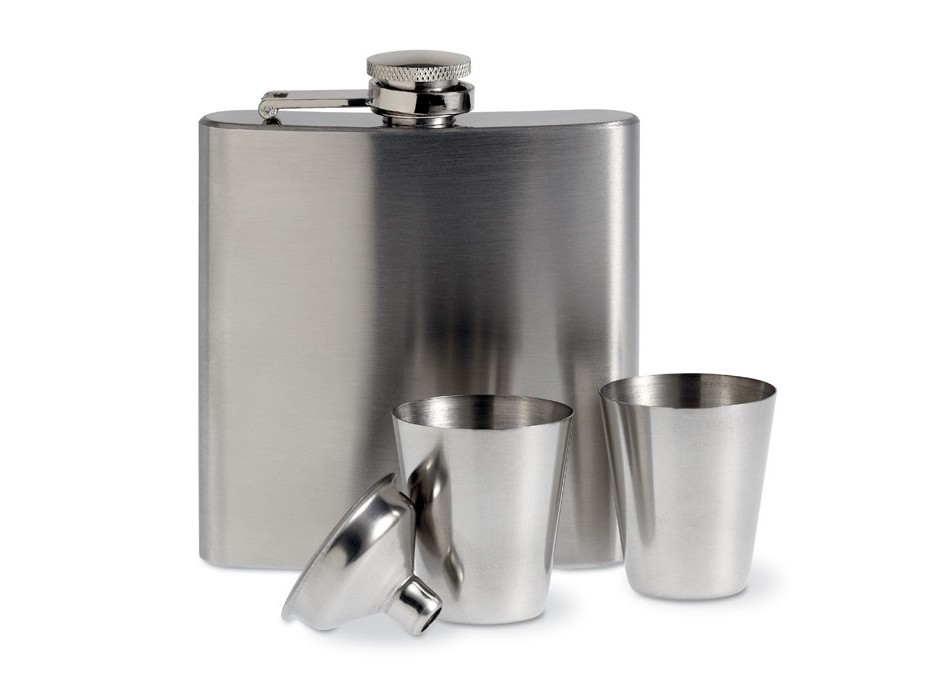 SLIMMY FLASK SET - Set fiaschetta con due bicchie