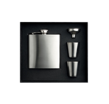 SLIMMY FLASK SET - Set fiaschetta con due bicchie