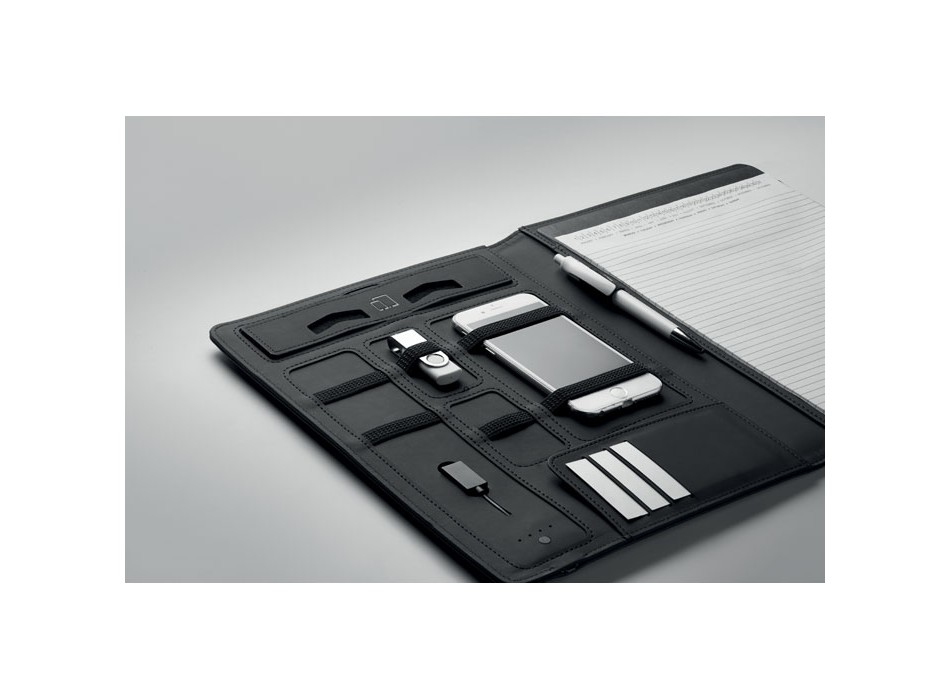 SMARTFOLDER - Blocco A4 con powerbank