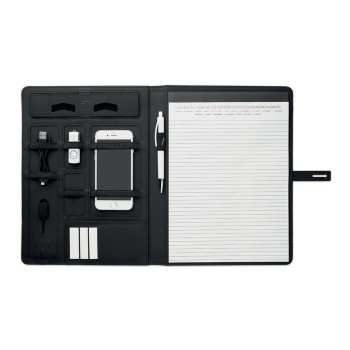 SMARTFOLDER - Blocco A4 con powerbank