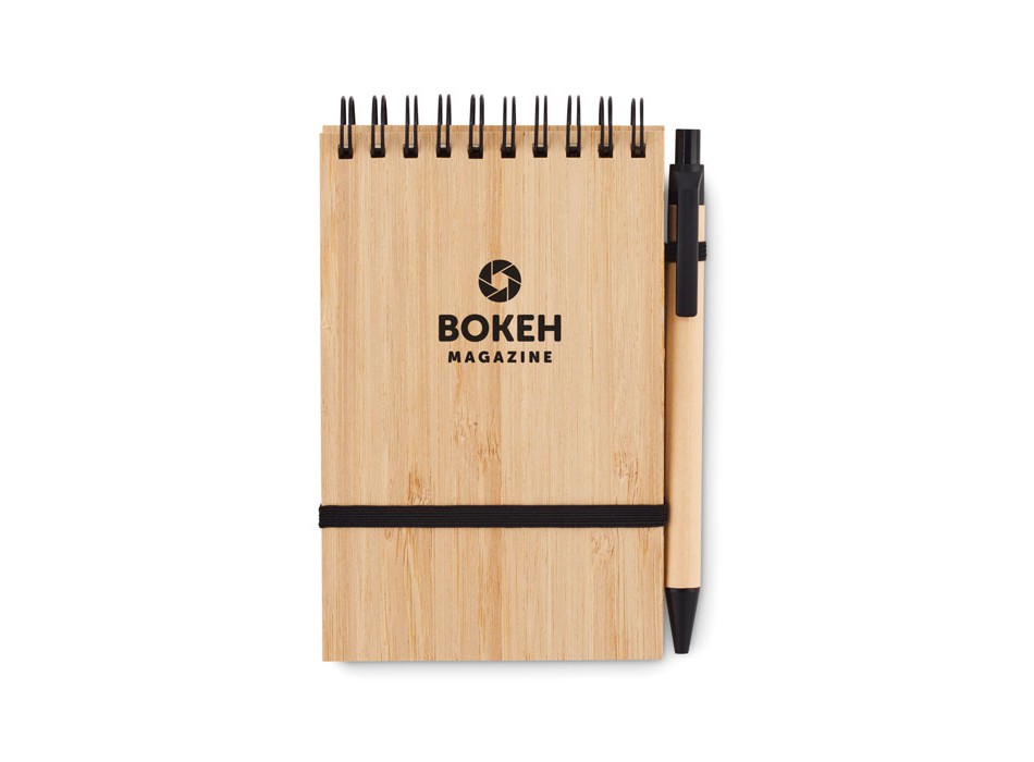 SONORABAM - Set quaderno A6 in bamboo