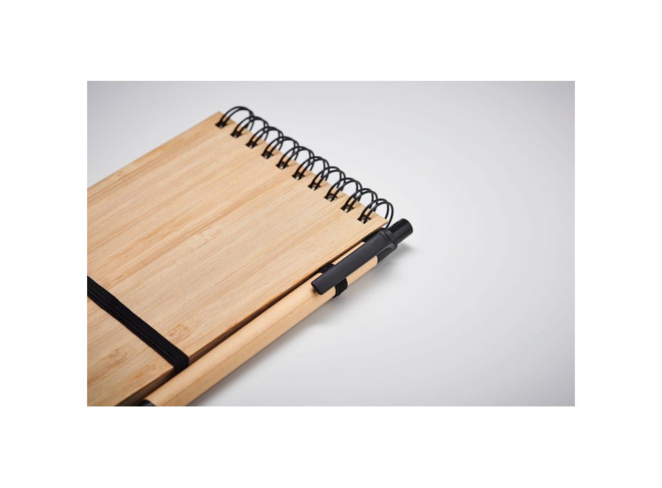 SONORABAM - Set quaderno A6 in bamboo