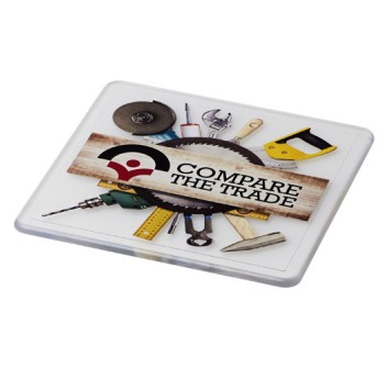 Sottobicchiere Renzo in plastica di forma quadrata