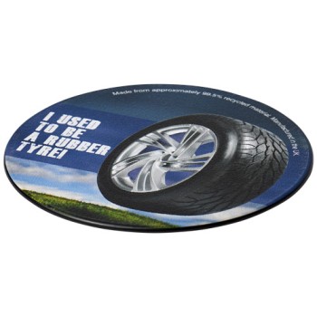 Sottobicchiere rotondo in gomma Brite-Mat®