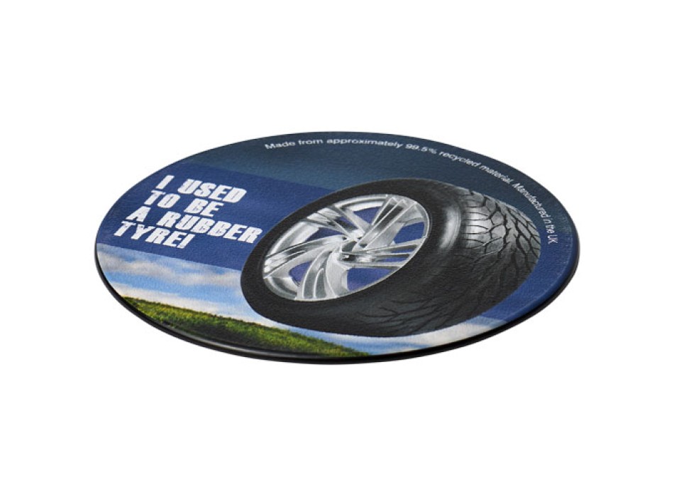 Sottobicchiere rotondo in gomma Brite-Mat®