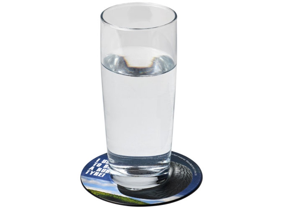 Sottobicchiere rotondo in gomma Brite-Mat®