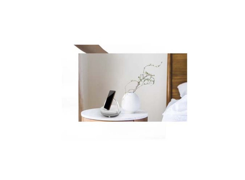Speaker Bluetooth® 4 in 1 da 10 W con luce LED e base di ricarica wireless Prixton