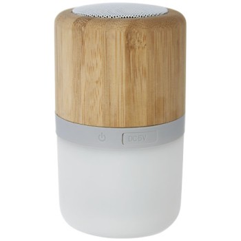 Speaker Bluetooth® in bambù Aurea con luce 