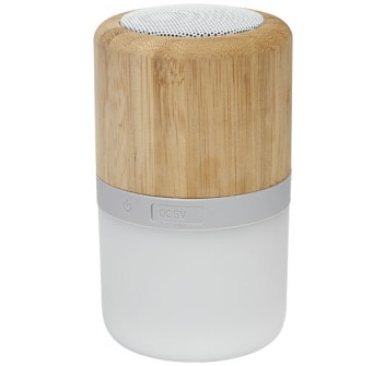 Speaker Bluetooth® in bambù Aurea con luce 