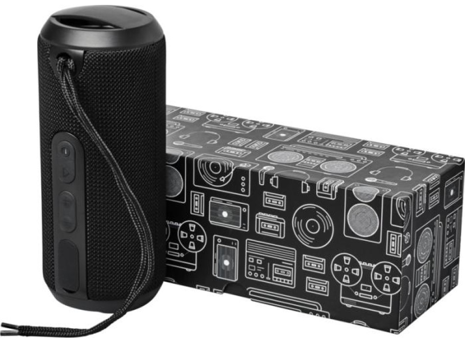 Speaker Bluetooth® Rugged in tessuto impermeabile - Nero