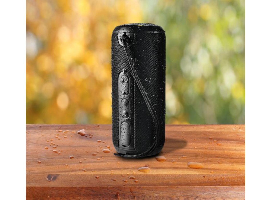 Speaker Bluetooth® Rugged in tessuto impermeabile - Nero
