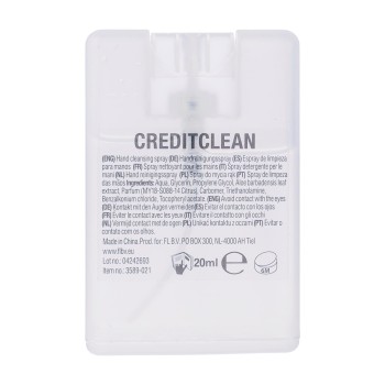 Spray per le mani Creditclean | 20 ml | Senza etanolo