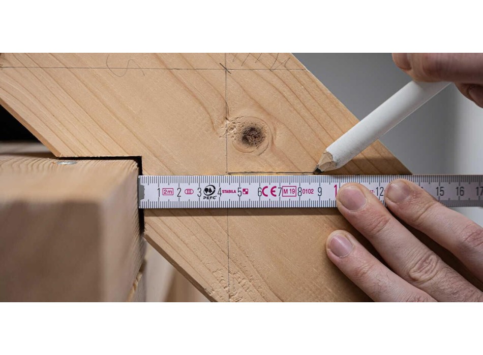 Stabila, metro pieghevole in legno Jessica