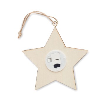 STARLIGHT - Stella in MDF con luce