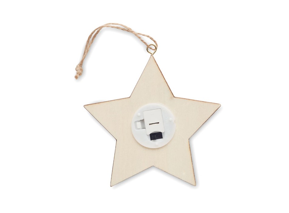 STARLIGHT - Stella in MDF con luce
