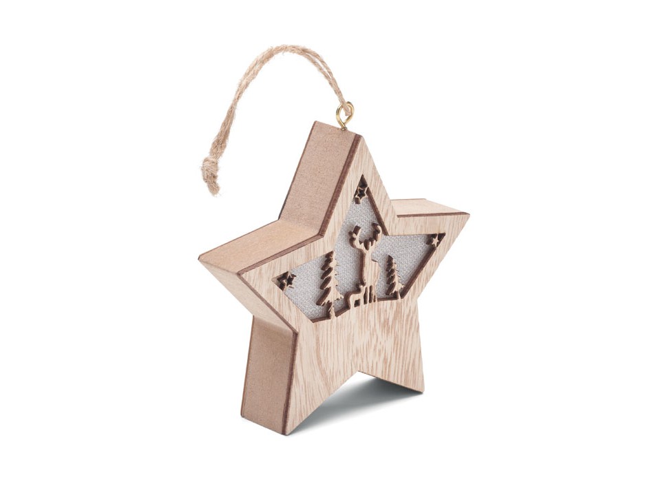 STARLIGHT - Stella in MDF con luce