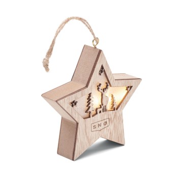 STARLIGHT - Stella in MDF con luce