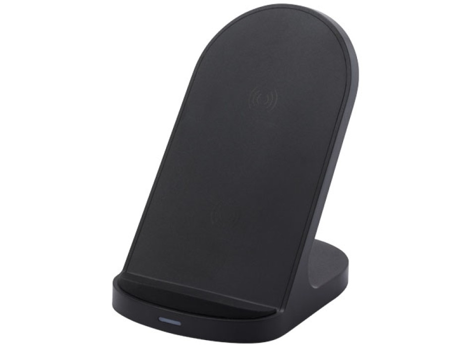 Stazione di ricarica in plastica riciclata RCS a doppia bobina da 15 W Loop