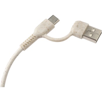 Stazione Hub con quattro porte USB  in alluminio e carta riciclata Paulo