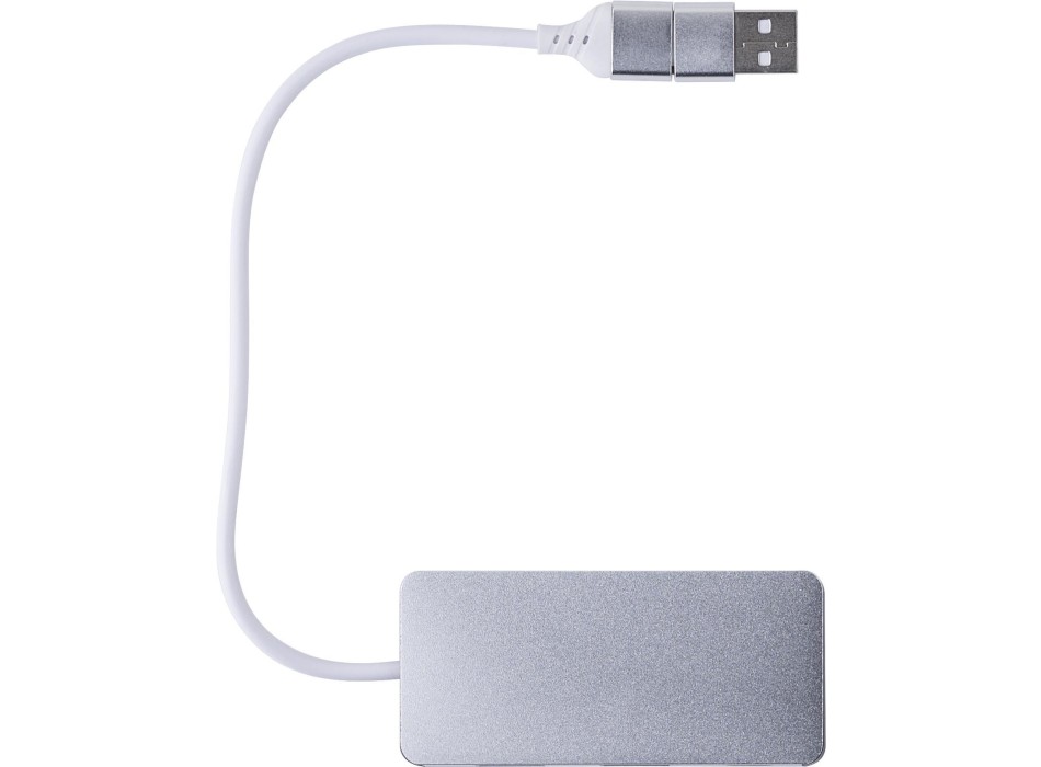 Stazione Hub in alluminio riciclato Layton