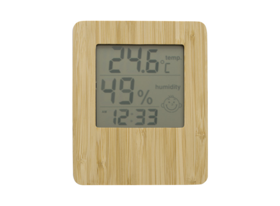 Stazione meteorologica in bamboo e ABS
