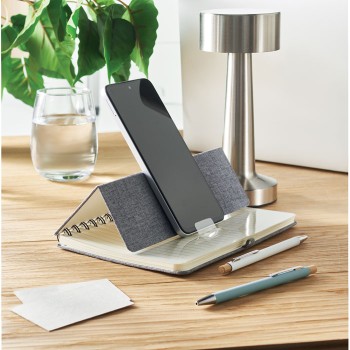 STRATA - Notebook A5 con supporto per te