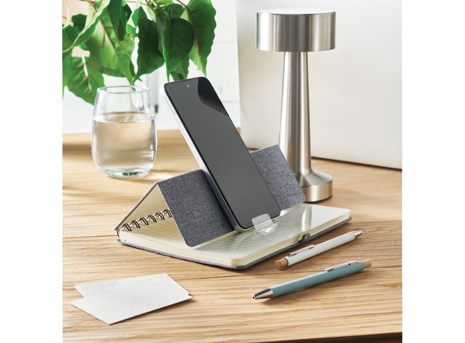 STRATA - Notebook A5 con supporto per te