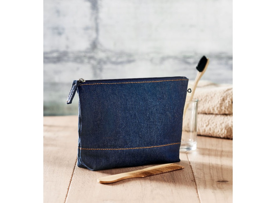STYLE POUCH - Trousse in denim riciclato