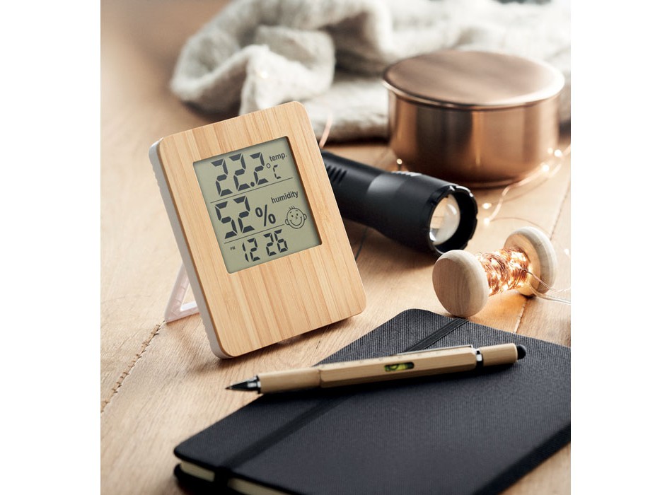 SUNCITY - Stazione meteo in bamboo