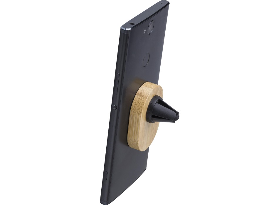 Supporto auto per smartphone in bambù Larry