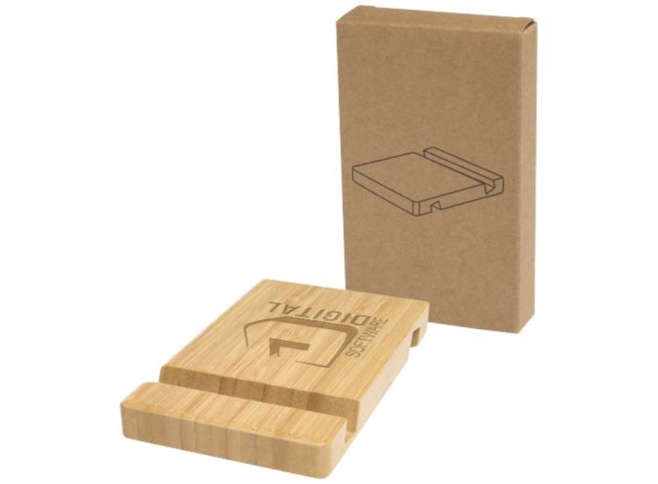 Supporto per tablet e telefono a 2 angoli in bambù Bubup