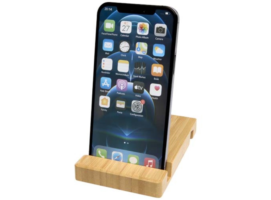 Supporto per tablet e telefono a 2 angoli in bambù Bubup