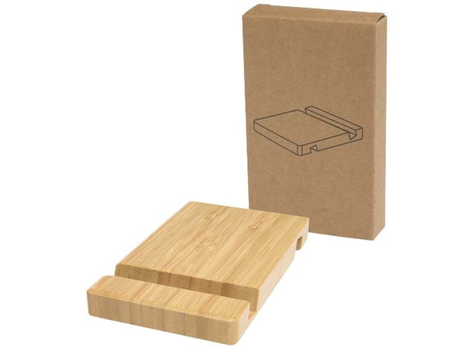 Supporto per tablet e telefono a 2 angoli in bambù Bubup