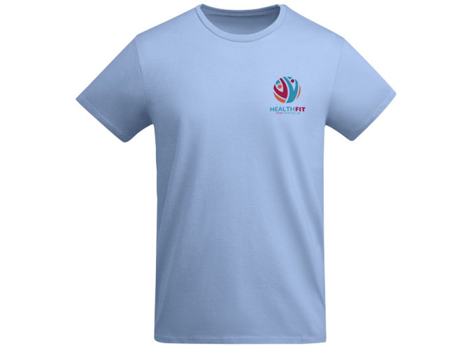 T-shirt a maniche corte in cotone biologico da uomo Breda