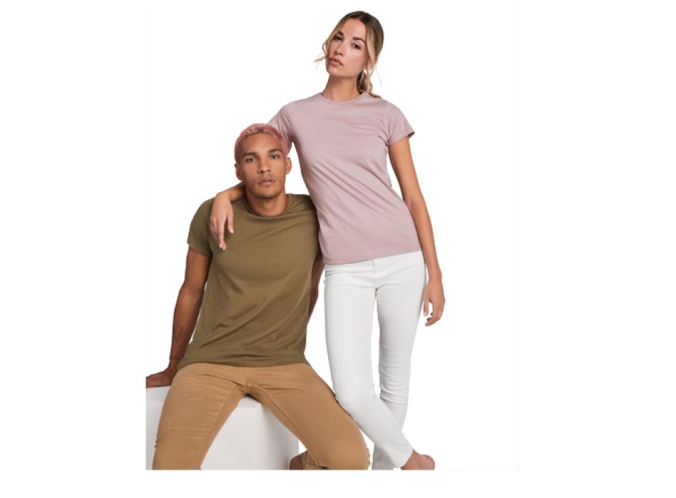 T-shirt a maniche corte in cotone biologico da uomo Breda