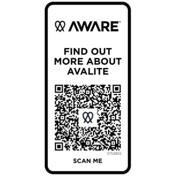 T-shirt in tessuto riciclato a maniche corte unisex Avalite Aware™