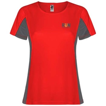 T-shirt sportiva a maniche corte da donna Shanghai