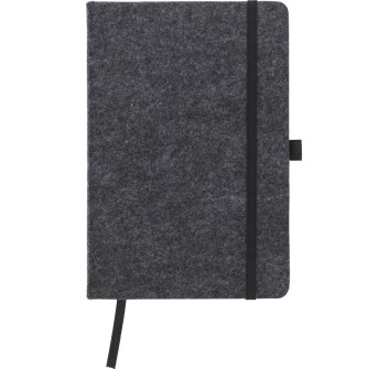 Taccuino formato +/- A5 in feltro RPET Harper