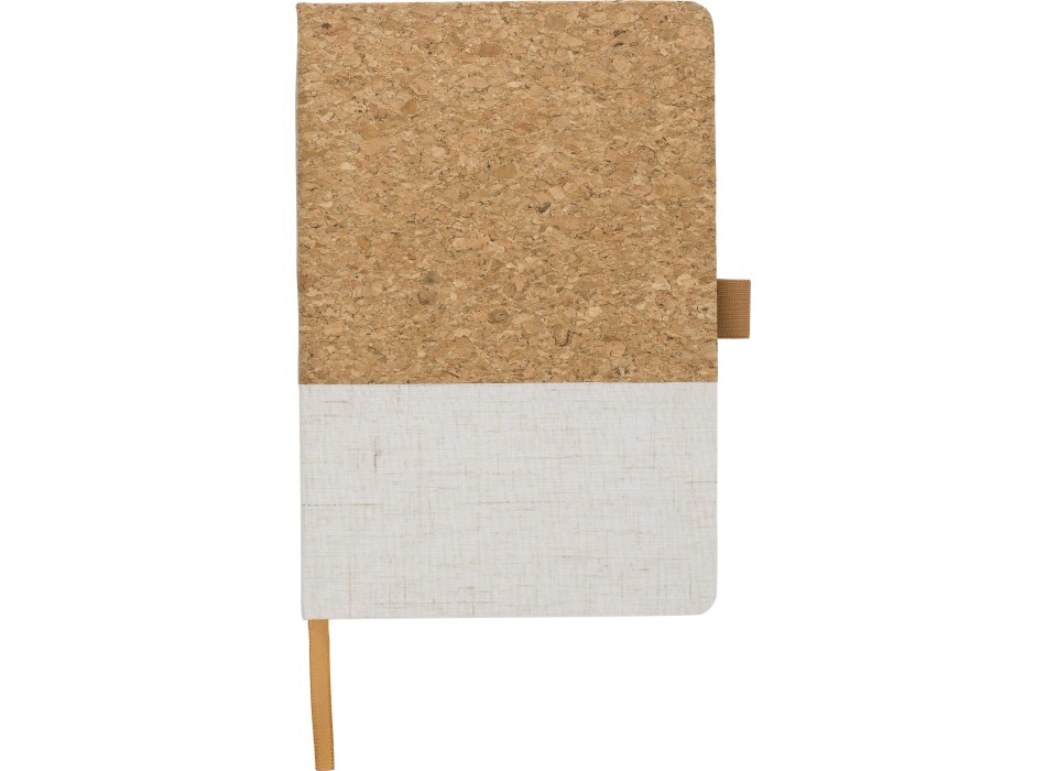 Taccuino formato +/- A5 in sughero e cotone Trevor