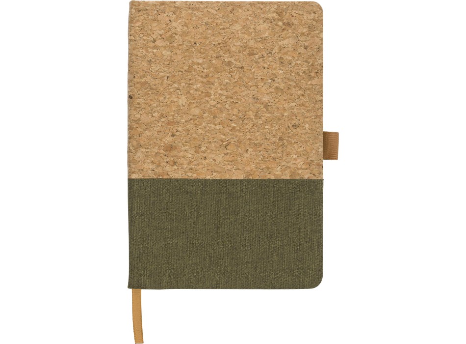 Taccuino formato +/- A5 in sughero e cotone Trevor