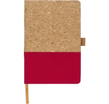 Taccuino formato +/- A5 in sughero e cotone Trevor