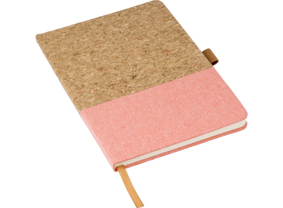 Taccuino formato +/- A5 in sughero e cotone Trevor