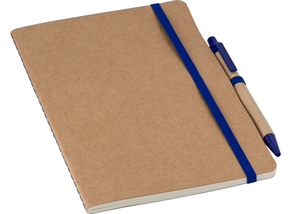 Taccuino in cartone riciclato formato +/- A5 con penna Theodore