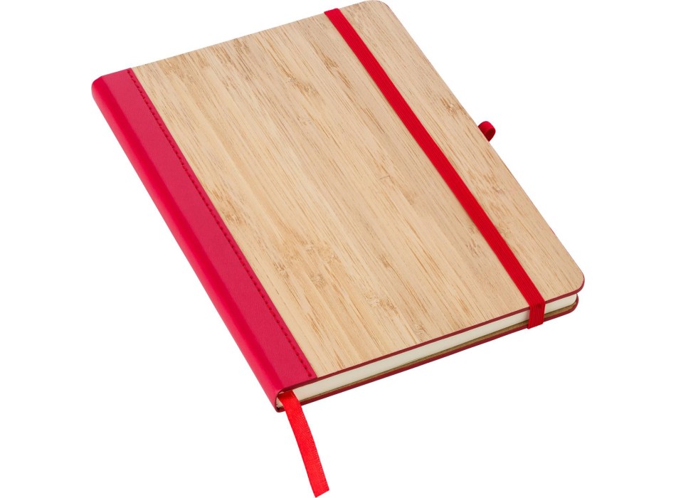 Taccuino in PU con copertina in bambù Dorita