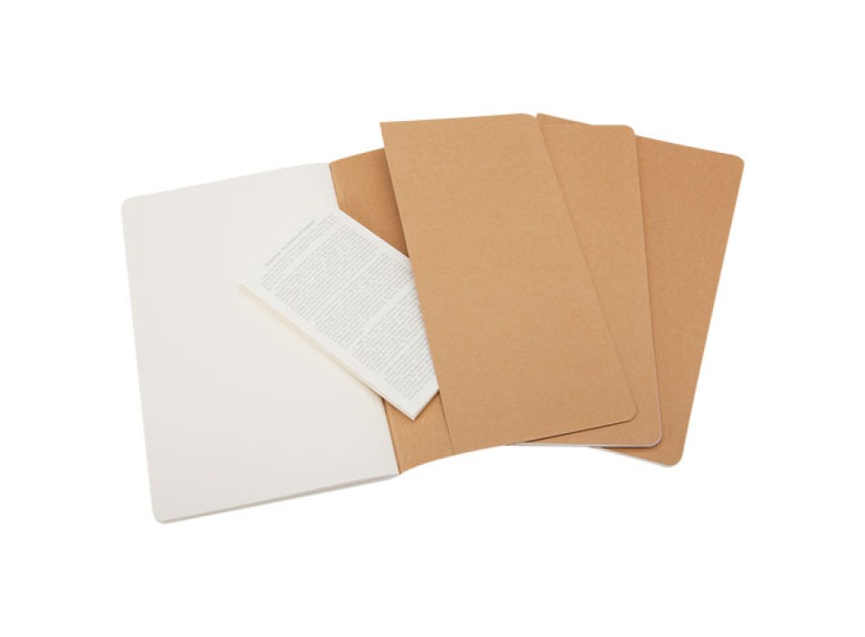 Taccuino - pagine bianche Moleskine Cahier L