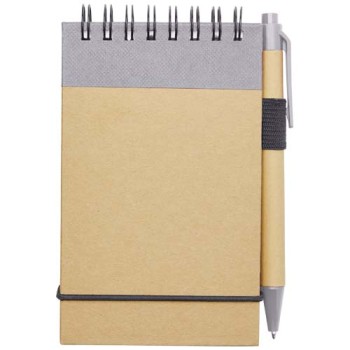 Taccuino riciclato formato A7 con penna Zuse