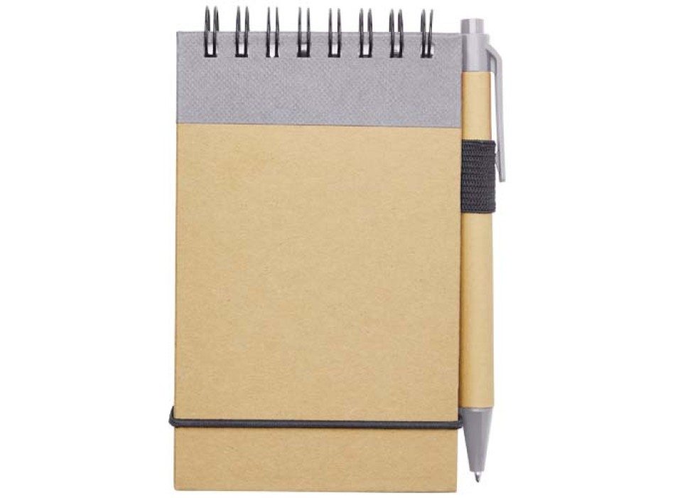 Taccuino riciclato formato A7 con penna Zuse